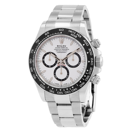 Pre-owned Rolex Daytona Chronograph Automatic White Dial Mens Watch 126500ln-0001
