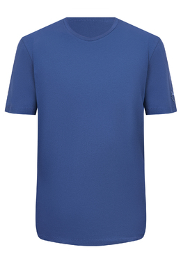 CORNELIANI: Синяя футболка 
