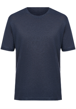 CORNELIANI: Синяя футболка 