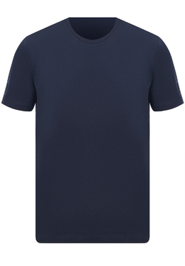 CORNELIANI: Синяя футболка 