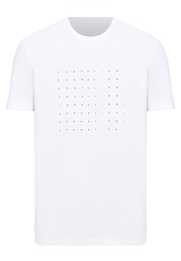 CORNELIANI: Белая футболка 