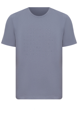 CORNELIANI: Голубая футболка 