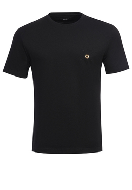 STEFANO RICCI: Чёрная футболка 