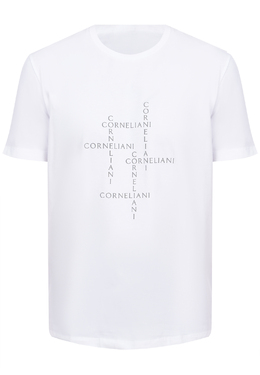 CORNELIANI: Белая футболка 
