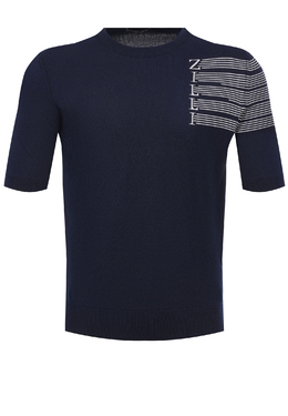 ZILLI: Синяя футболка 