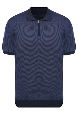 CORNELIANI: Синее поло 