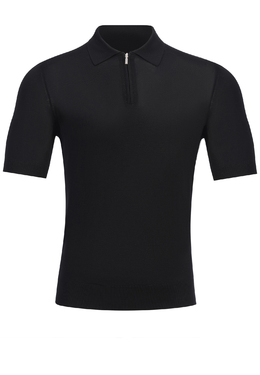 ZILLI: Чёрное поло 