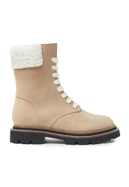 PESERICO: Бежевые ботинки 