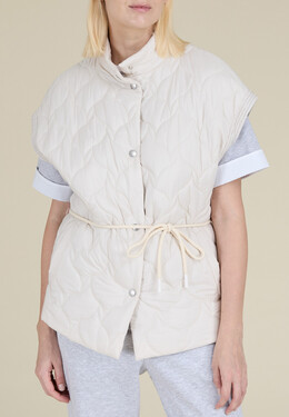 Peserico: Белый жилет 