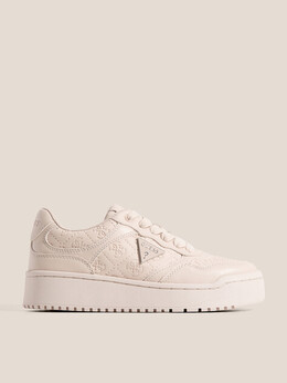 Guess: Бежевые кроссовки 