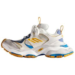 Balenciaga Низкие массивные кроссовки мужские бело-сине-оранжевые, цвет White Blue Orange 785754w2mv19174鞋 | white blue orange