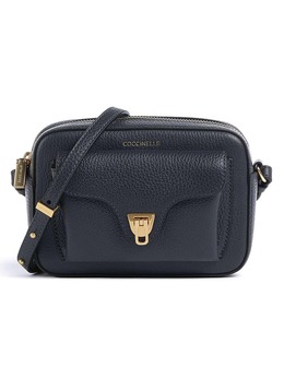 Кожаная сумка через плечо темно-синего цвета - (Д)15 x (Ш)21 x (В)7 см Coccinelle 17387894 | dunkelblau - (l)15 x (b)21 x (h)7 cm