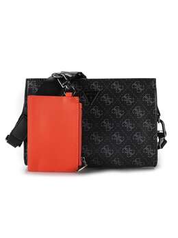 Сумка через плечо Milano 21,5 см темно-черного цвета Guess 6988001 | dark black