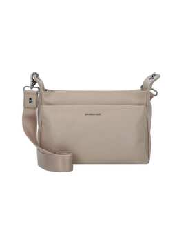 Сумка через плечо из мягкой кожи, 29 см, теплого серо-коричневого цвета Mandarina Duck 6930108 | warm taupe