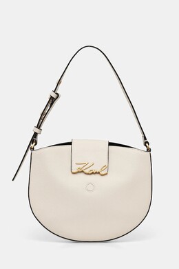 Кожаная сумка K/SIGNATURE Karl Lagerfeld, белый ppy2-tod08e_00x | biały