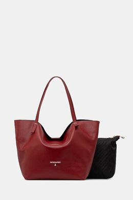 Кожаная сумка Patrizia Pepe, красный ppya-tod17j_33x | czerwony