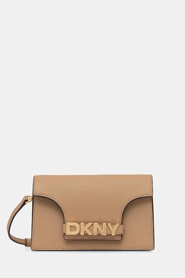 Кожаная сумка DKNY, бежевый 9byh-tod18z_80b | beżowy