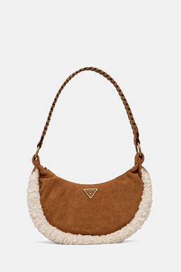 Замшевая сумка AMITA Guess, коричневый 9bya-tod1nr_82x | brązowy