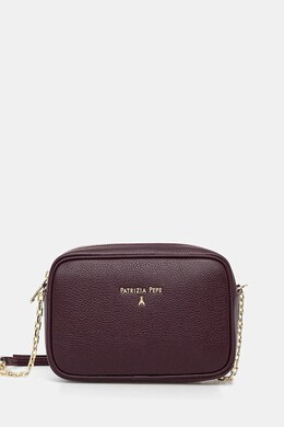 Кожаная сумка Patrizia Pepe, бордовый ppyx-tod0ma_93a | bordowy