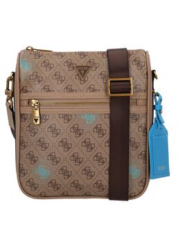 Сумка через плечо Milano 23,5 см бежево-синего цвета Guess 6679681 | beige-blue