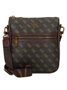 Сумка через плечо Milano 22 см в коричнево-охровом цвете Guess 6679634 | brown-ochre