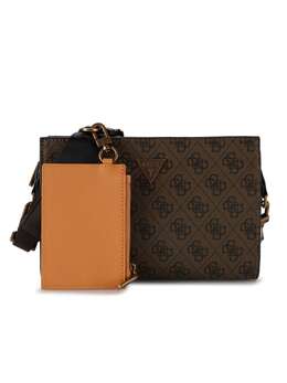 Сумка через плечо Milano 21,5 см кофейного цвета Guess 6988000 | coffee