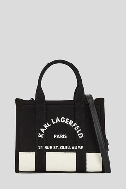 Хлопковая сумка K/RSG Karl Lagerfeld, черный 9bya-tod0b6_99a | czarny