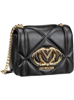 Сумка через плечо с тиснением Q черного цвета Love Moschino 6649478 | black