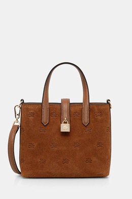 Замшевая сумка K/AUTOGRAPH Karl Lagerfeld, коричневый ppy2-tod08j_88x | brązowy