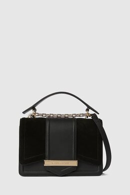 Кожаная сумка K/NOVA Karl Lagerfeld, черный 9bya-tod28r_99x | czarny