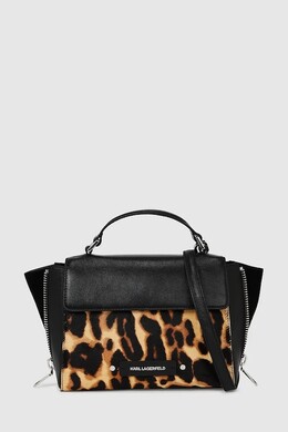 Кожаная сумка Karl Lagerfeld, коричневый 9bya-tod2c5_88x | brązowy