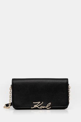 Кожаная сумка K/SIGNATURE Karl Lagerfeld, черный ppy2-tod08n_99x | czarny