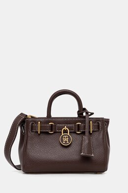 Кожаная сумка Tommy Hilfiger, коричневый ppy2-tod06d_89x | brązowy