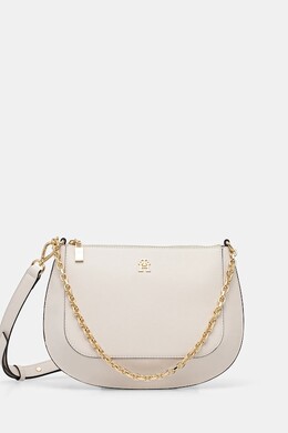 Кожаная сумка Tommy Hilfiger, бежевый ppy2-tod067_01x | beżowy