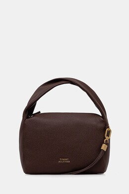 Кожаная сумка Tommy Hilfiger, коричневый ppy2-tod069_89x | brązowy