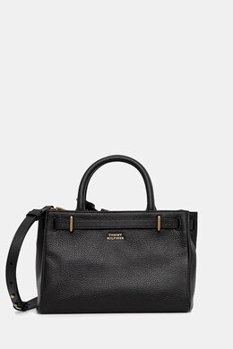 Кожаная сумка Tommy Hilfiger, черный 9bya-tod1mt_99x | czarny