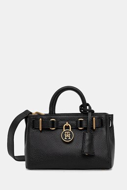 Кожаная сумка Tommy Hilfiger, черный ppy2-tod06d_99x | czarny
