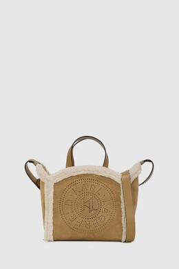 Замшевая сумка K/CIRCLE Karl Lagerfeld, коричневый 9bya-tod28w_82x | brązowy