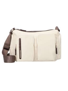 Сумка через плечо Hunter 29 см в цвете Белая шапочка Mandarina Duck 6922563 | whitecap gray