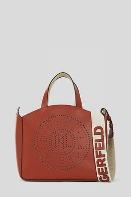 Кожаная сумка K/CIRCLE Karl Lagerfeld, красный ppya-tod0he_29x | czerwony