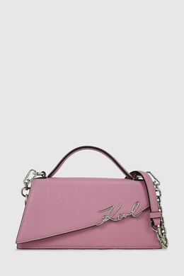 Кожаная сумка K/SIGNATURE Karl Lagerfeld, розовый ppya-tod0j0_30x | różowy