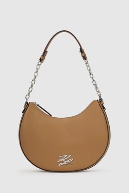 Кожаная сумка K/AUTOGRAPH Karl Lagerfeld, коричневый ppya-tod338_88x | brązowy