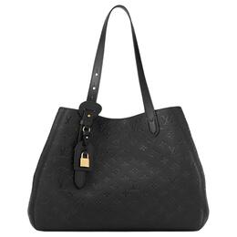 Louis Vuitton Кожаная сумка через плечо среднего размера женская черная m25860包