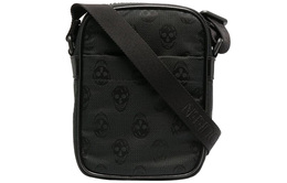 Полиэстеровая кроссбоди сумка через плечо мужская черная Alexander McQueen 6106791aaak1000