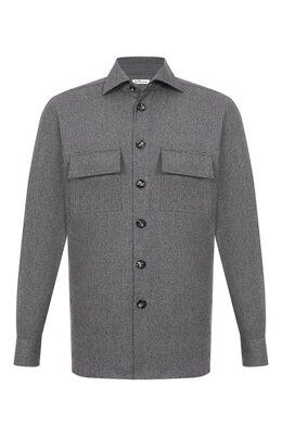 Kiton: Рубашка из шерсти 