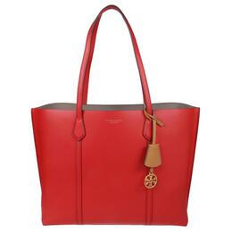 Tory Burch Сумка-тоут Perry Cow Leather через плечо для женщин ярко-красная 53245-612