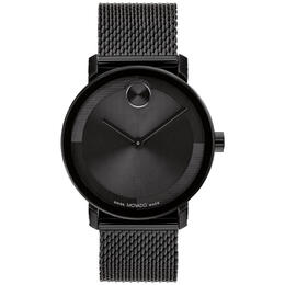 Movado Quartz Black Dial Mens Watch 3601072