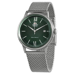Orient Bambino Automatic Green Dial Mens Watch RA-AC0018E10B