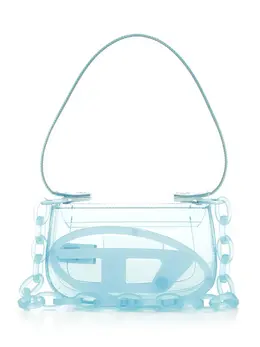 Diesel-Plastic Shoulder Bag Shoulder Bags Light Blue-Donna 53197300728148