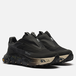 Premiata: Чёрные кроссовки 